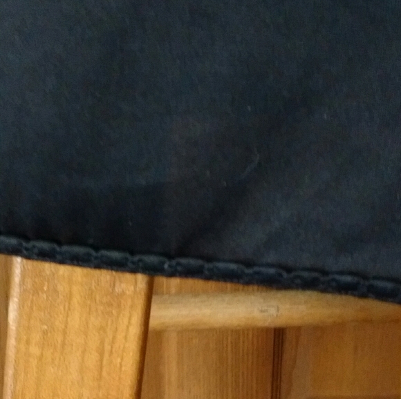 Vintage Black Half Slip With Side Slits - Picture 6 of 6